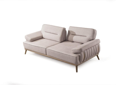 Luxurious 3-Seater Sofa White Color Modern Furniture in Living room Novelty